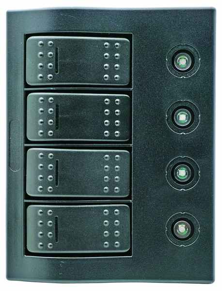 1852 elpanel med automat sikringer LED