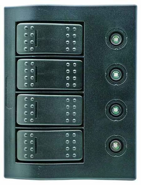 1852 elpanel med automat sikringer LED