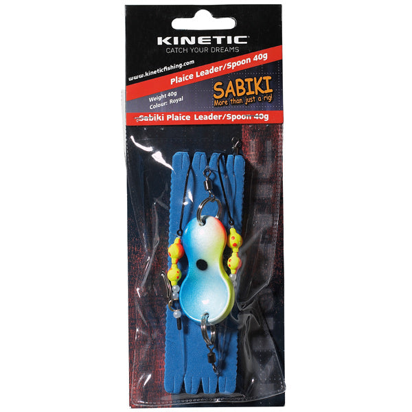 Kinetic Sabiki Plaice Leader/Spoon 80g Royal