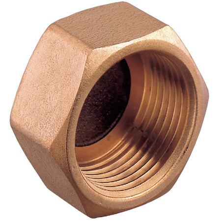 Slutmuffe ind.gev   1/4" bronze