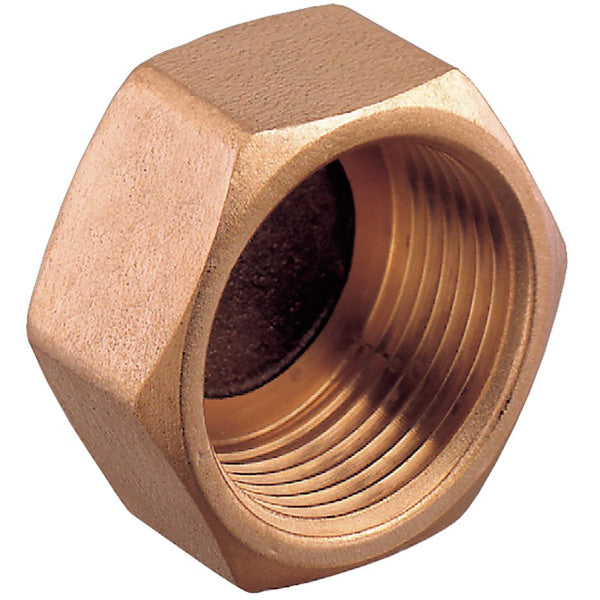 Slutmuffe ind.gev   3/8" bronze