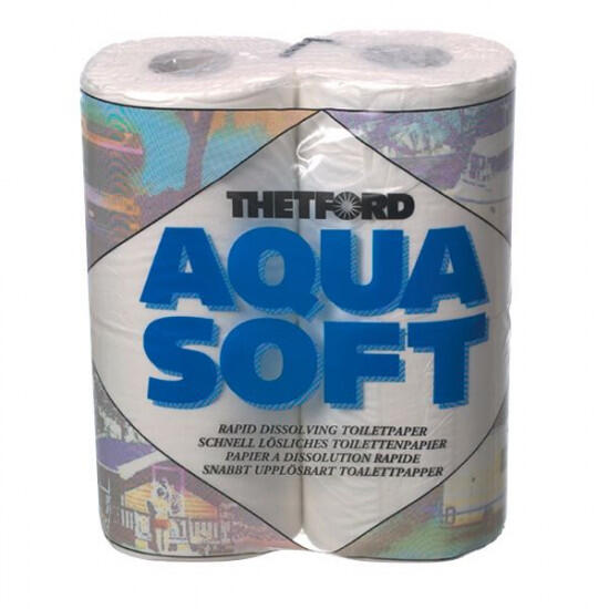 AQUA SOFT TOILETPAPIR 4 RULLER