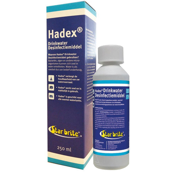 Star Brite Hadex drikkevand desinfektionsmiddel 250 ml.