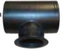 1852 Varmluftslange T-stykke Ø 60 mm med krave