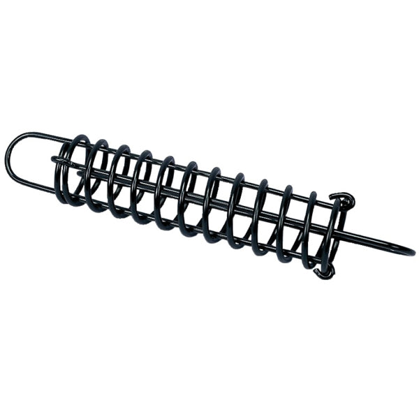 Fortøjningsfjeder stål sort lakeret 4,5 x 280 mm