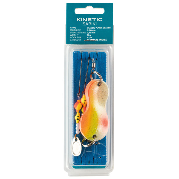 Kinetic Sabiki Plaice Leader/Spoon 40g Lollipop