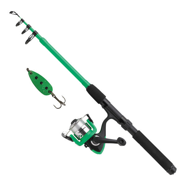 Kinetic Lille Viking Go Fishing 5'6" Spin fiskestang, Grøn