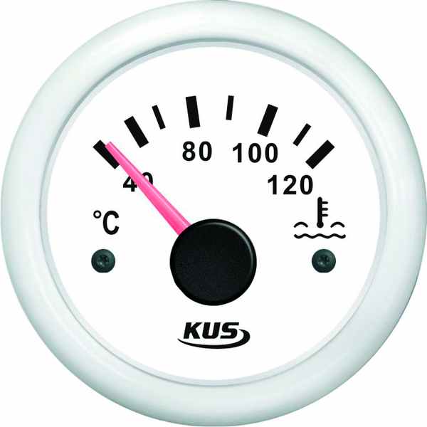 Kus kølvands temperatur hvid 40-120gr, 12/24v