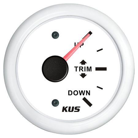 Kus trimindikator, hvid 160-10ohm, 12/24v