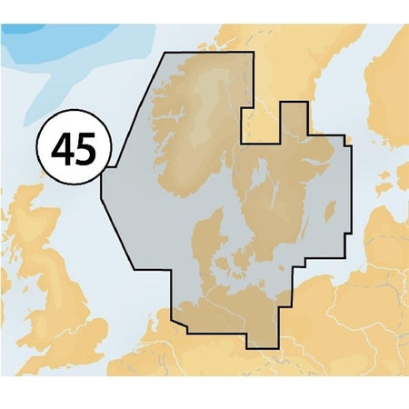 Navionics + Danmarkskort "kun ved køb af plotter"