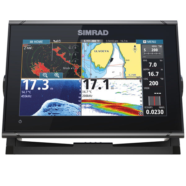 Simrad GO9 XSE med Active Imaging 3-i-1 hæktransducer