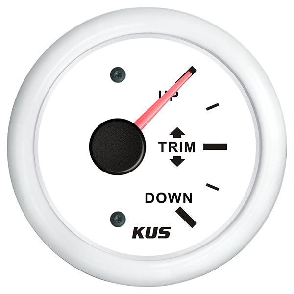 Kus trimindikator, hvid 160-10ohm, 12/24v