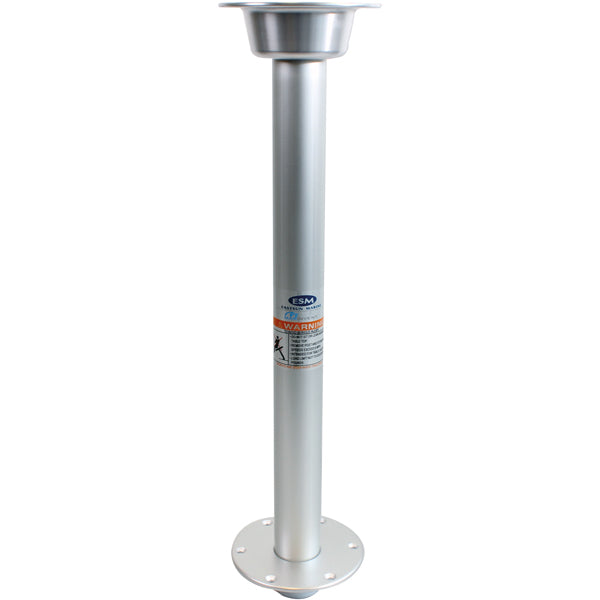 Marinvent bordsøjle flytbar h-685mm, nedbygningsbase ø18cm