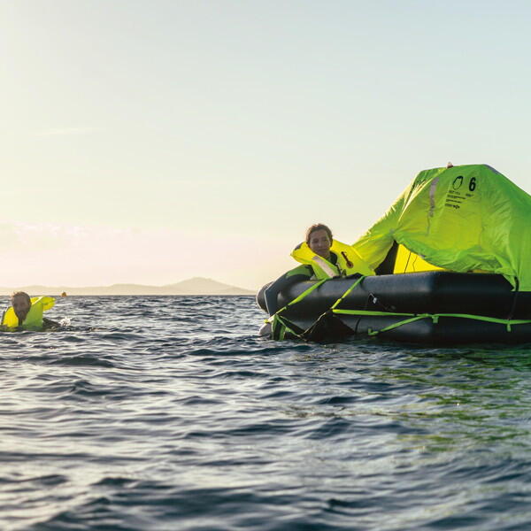 Hero Redningsflåde ISO 9650-1 OFFSHORE i taske, 4 pers