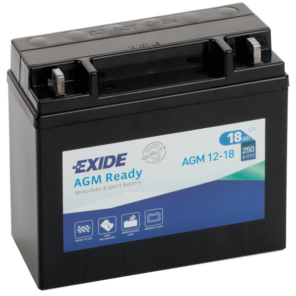 Exide Batteri AGM 18 ah. start