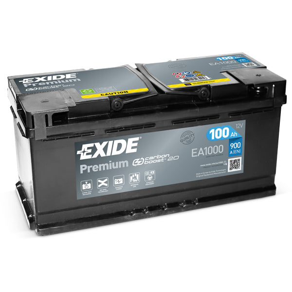 Exide batteri premium 100 ah. start