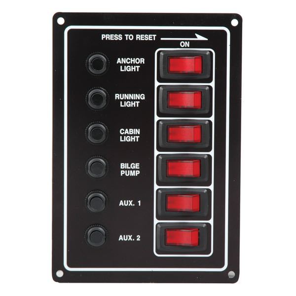 St.panel 6 kt. vertikal termosikring