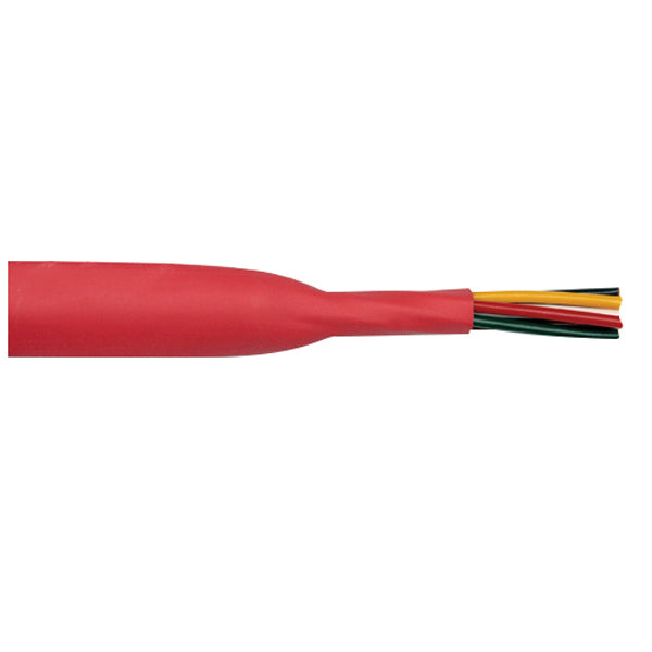 Krympeflex 20 stk. af 15cm rød fra indvendig ø4,8 til ø2,4mm