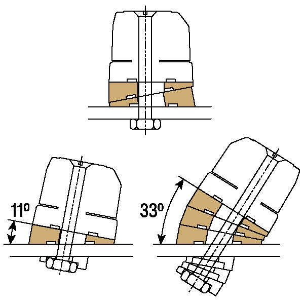 Mellem underlagskit, sort