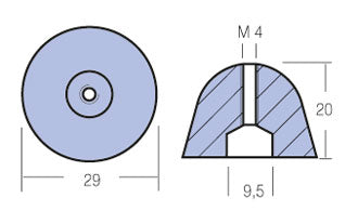 Zinkanode til QL 600