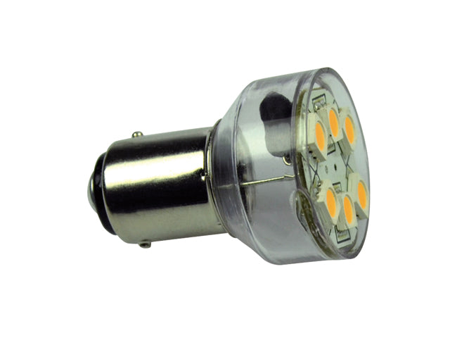 6 LED / SMD pære BA15d