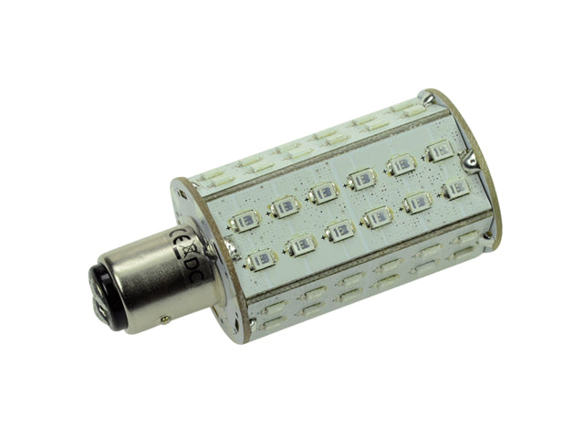 60 LED / SMD BAY15d Grøn