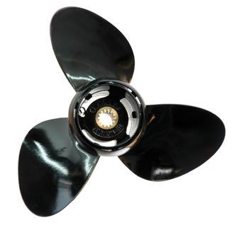 Aluminiums Propeller til Mercury / Mariner Påhængsmotor 6-15 Hk 2-1/2” gearcase, 6/8/9.9 Hk(2 stroke)...86- newer,