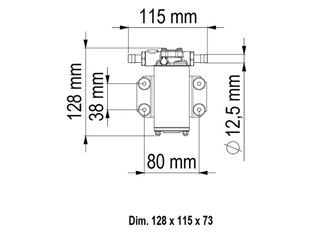 Marco Brændstofpumpe UP2 12 volt