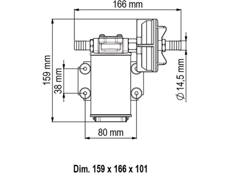 Marco Brændstofpumpe UP3 12 volt