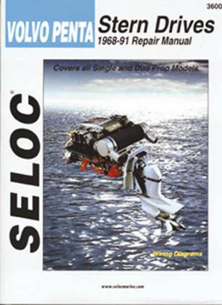 Reparationsmanual for indbordsmotor Volvo Penta 1968-1991