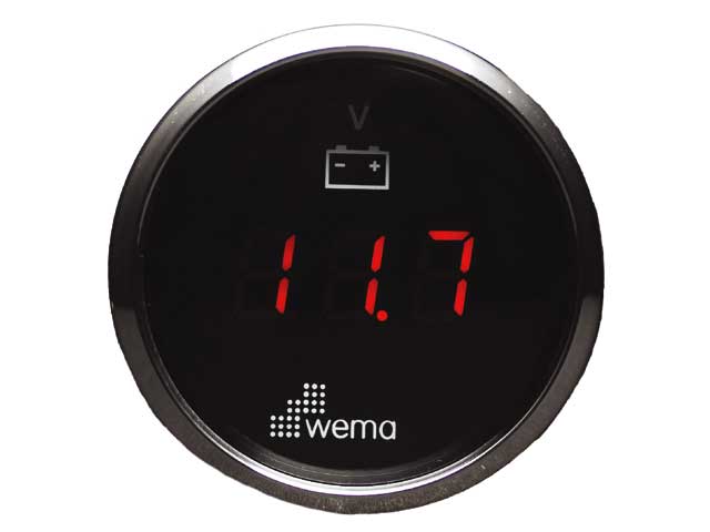 Wema Silver Voltmeter LED