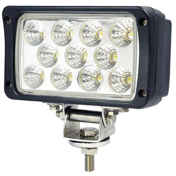 1852 LED Dækslys 10-30V 33W, Flood,  155 x 125 x 75 mm