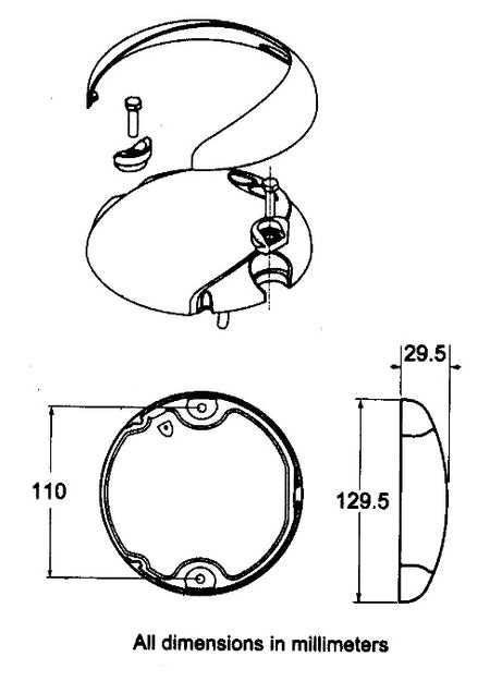 Hella Euro Touch Loftlampe