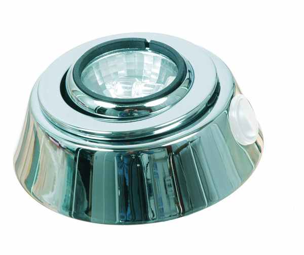 Loftslampe 12v10w ø100mm chrom