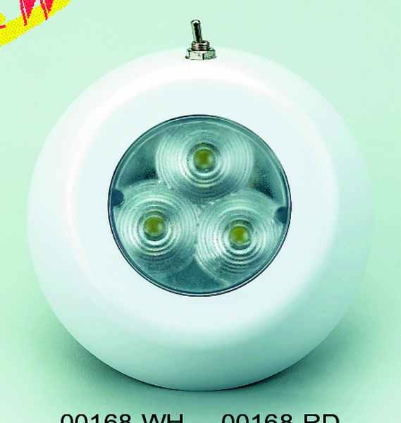 Led lampe m/kont.12v -hvid lys