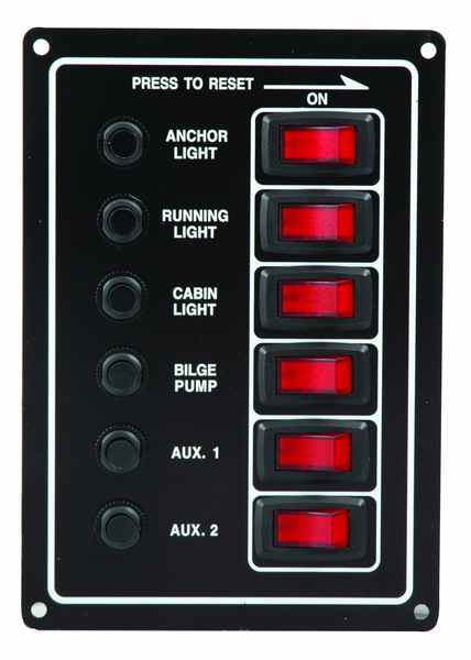 St.panel 6 kt. vertikal termosikring