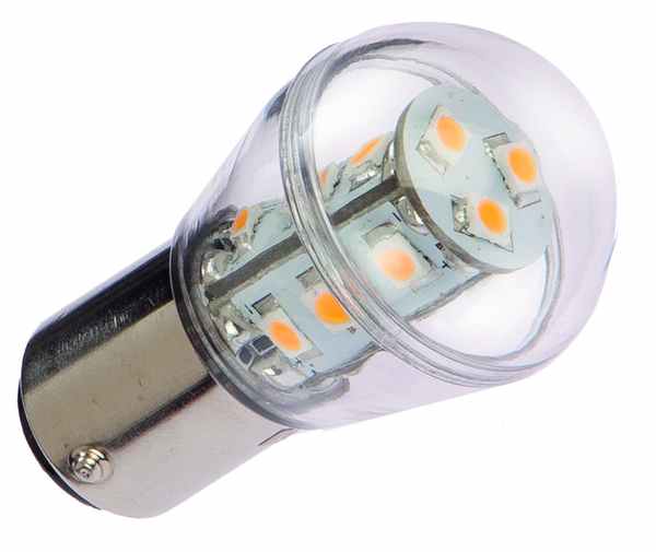 Nauticled bajonet ba15d/ba15 ø25x48mm 10-35vdc 1,6/15watt