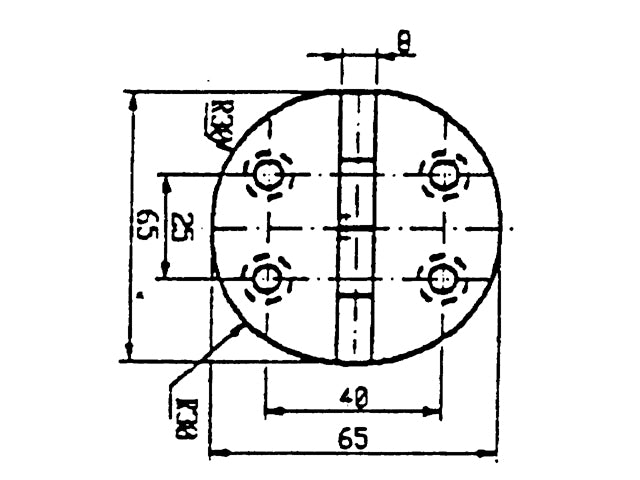 Hængsler rustfri  Ø65 mm