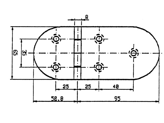 Hængsler rustfri  145,8 X 65 mm