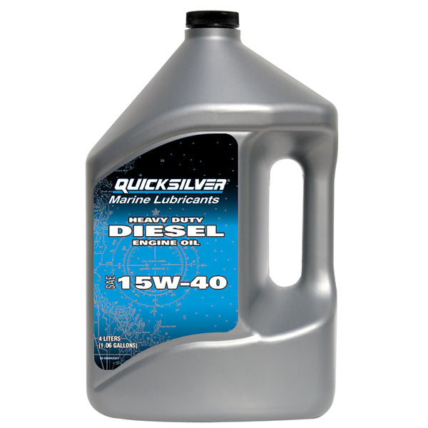 Quicksilver 15W-40 diesel motorolie 4 ltr.