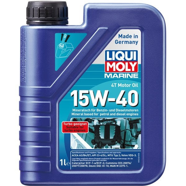 Liqui Moly Marine  4-takts Motorolie 15W-40 Mineralsk