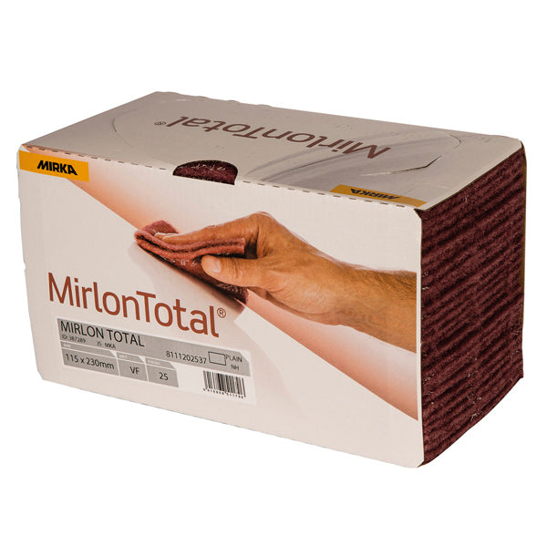 Mirka Mirlon total slibesvampe 360 rød 115x230mm 25 stk. pk