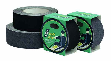 Psp soft grib tape - antiskrid tape sort 50mmx4m