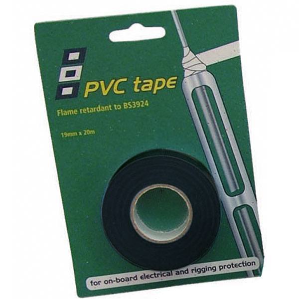 Psp pvc tape isoleringsbånd sort 19mm x 20m