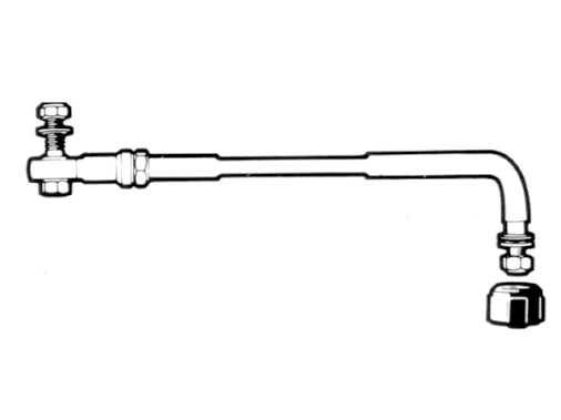 Rorarm for Johnson udenbords