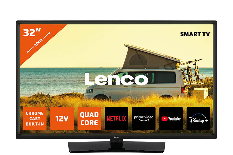 TV Lenco 32'' Smart -12V/230V