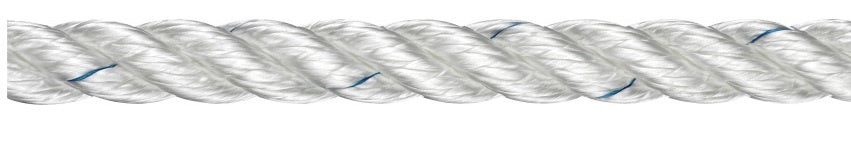 Liros Polyester 3-slået 14 mm Ankerline i hvid