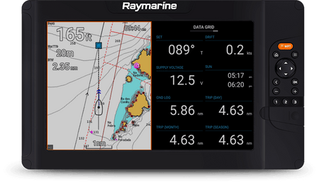 Element 9" S Kortplotter Raymarine  - Uden transducer