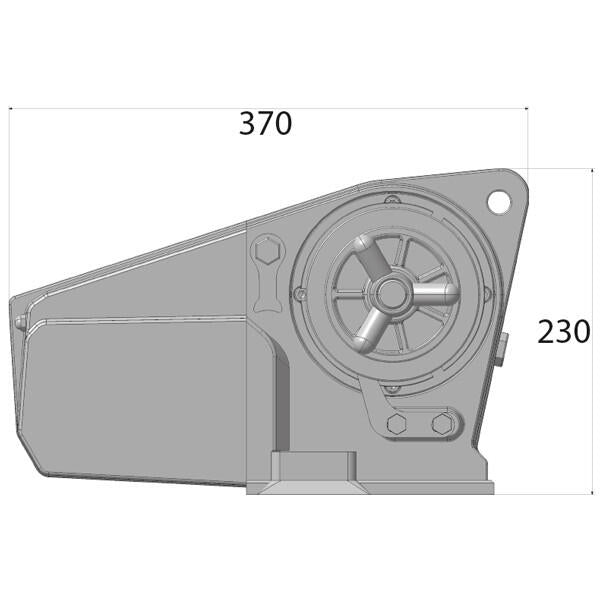 Lofrans Cayman 88 ankerspil 12V 1000W DIN 766 Kæde 10mm