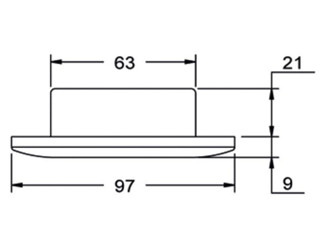 Forsænket downlight LED